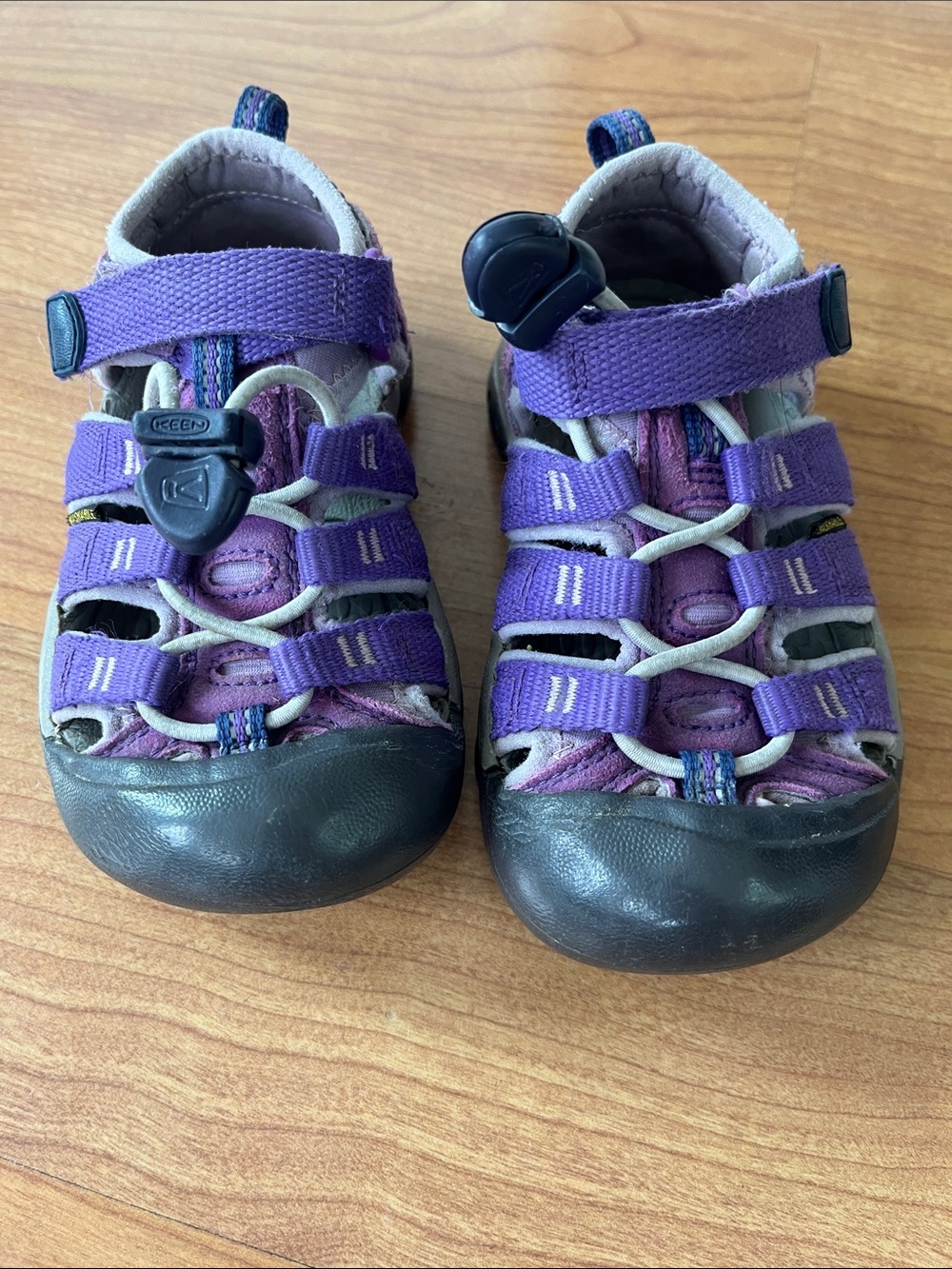 Keen Kids Purple and Black Closed-Toe Sport Sandals